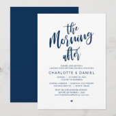 De ochtend erna, Post bruiloft brunch Kaart (Voorkant / Achterkant)