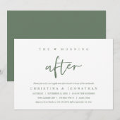 De ochtend erna, tot in de eeuwigheid brunch kaart (Voorkant / Achterkant)