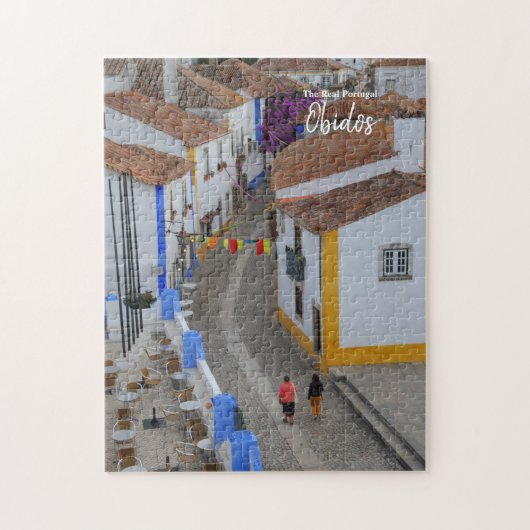 De ochtend in het werk-Obidos The Real Portugal Legpuzzel (Verticaal)