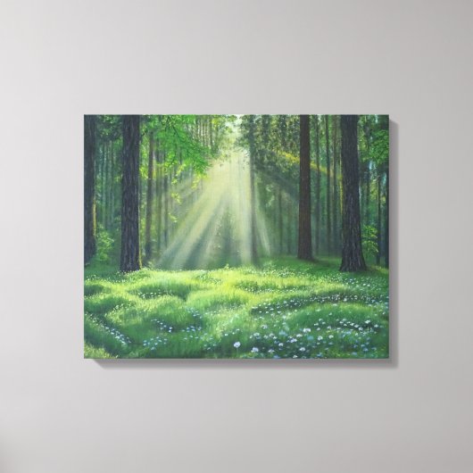 "De ochtend is gebroken" Canvas Afdruk (Voorkant)