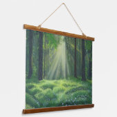 "De ochtend is gebroken" Hangend Wandkleed (Gebogen)