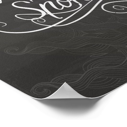 de ochtend is gebroken : koffie heeft wit gesproke poster (Hoek)