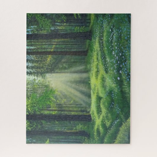 "De ochtend is gebroken" Legpuzzel (Verticaal)