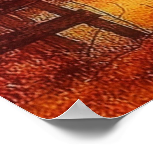 De ochtend is gebroken poster (Hoek)