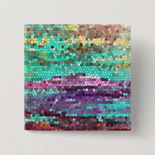 De ochtend is gebroken vierkante button 5,1 cm (Voorkant)