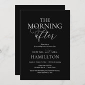 De ochtend na de bruiloft Brunch Celebration Kaart (Voorkant / Achterkant)