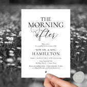 De ochtend na de bruiloft Brunch Celebration Kaart