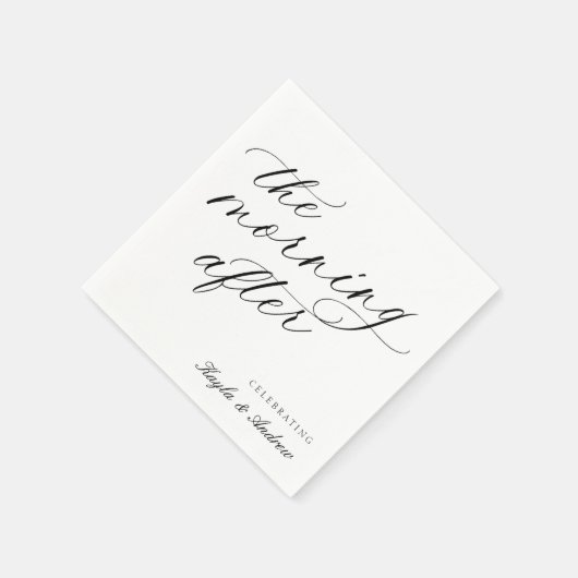 De ochtend na de bruiloft Brunch Napkins Servet (Hoek)