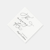 De ochtend na de bruiloft Brunch Napkins Servet (Hoek)