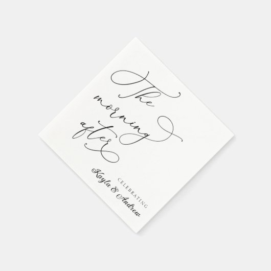 De ochtend na de bruiloft Brunch Napkins Servet (Hoek)