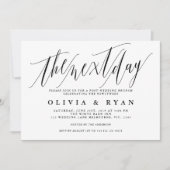 De ochtend na de bruiloft brunch uitnodiging (Voorkant)