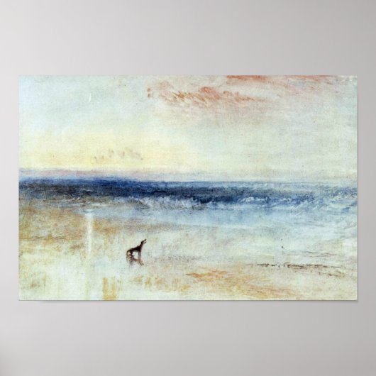 De ochtend na de schipbreuk van Turner Joseph M Poster (Voorkant)