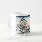 De ochtend na een sneeuwval koffiemok (Voorkant links)