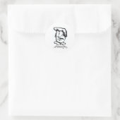 De ochtend na Guy Ronde Sticker (Tas)