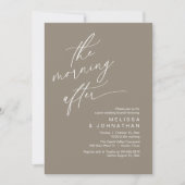 De ochtend na, Happily Ever After Brunch Kaart (Voorkant)
