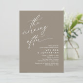 De ochtend na, Happily Ever After Brunch Kaart (Staand voorkant)