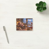 De ochtend na Kerstman en rendieren Post-it® Notes (Kantoor)