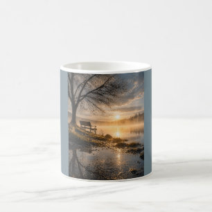 “De Ochtend, Ongesproken” Serene Sunrise Mok