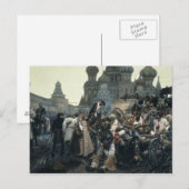 De ochtend van de executie van de Streltsy Briefkaart (Voorkant / Achterkant)
