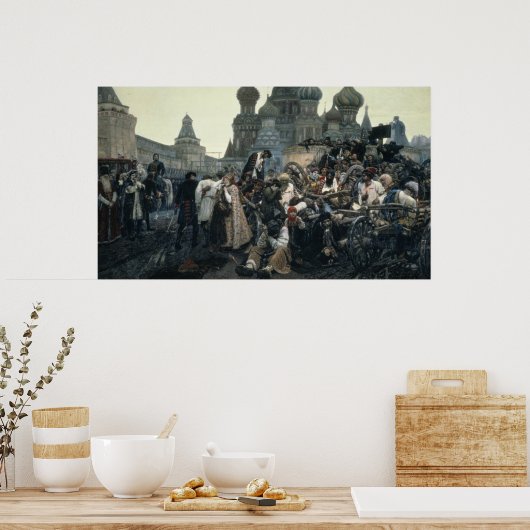 De ochtend van de executie van de Streltsy Poster (Keuken)
