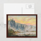 De ochtend van Friedrich Caspar David Briefkaart (Voorkant / Achterkant)