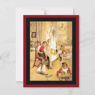 De Ochtend van Kerstmis Feestdagenkaart