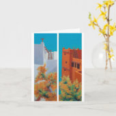 De "ochtend van New Mexico" en "Herfst Pueblo " Kaart (Gele Bloem)