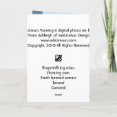 De Ochtend van Rotarua Kaart (Achterkant)