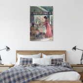 De Ochtendkoffie gieten, 1906 Canvas Afdruk (Insitu (Slaapkamer))