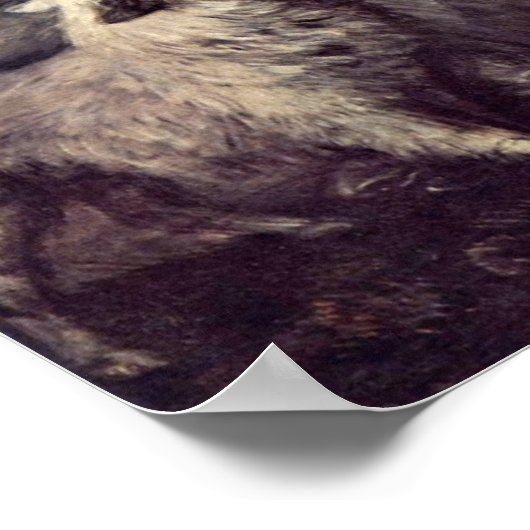 De ochtendwandeling van Thomas Gainsborough Poster (Hoek)