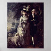 De ochtendwandeling van Thomas Gainsborough Poster (Voorkant)