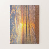 De ochtendzon in het zeegebied legpuzzel (Verticaal)