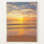 De ochtendzon in het zeegebied planner (Achterkant)