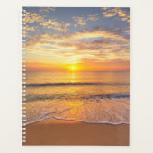 De ochtendzon in het zeegebied planner (Voorkant)