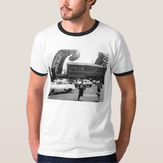 De Oct8pus kwam uit het Zee T-shirt (Voorkant)