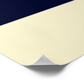 de octopus blauwe ring poster (Hoek)