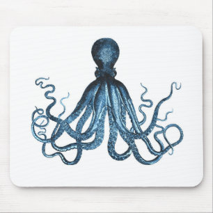 De octopus kraken zeevaart kust oceaanstrandzee muismat