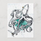 De Octopus van Sealife Briefkaart (Voorkant)