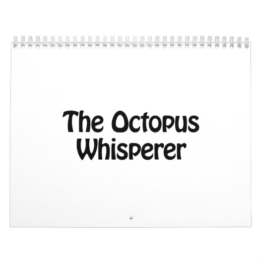 de octopus whisperer kalender (Hoes)