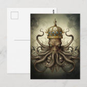 De Octopuskoning Briefkaart (Voorkant / Achterkant)
