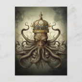 De Octopuskoning Briefkaart (Voorkant)