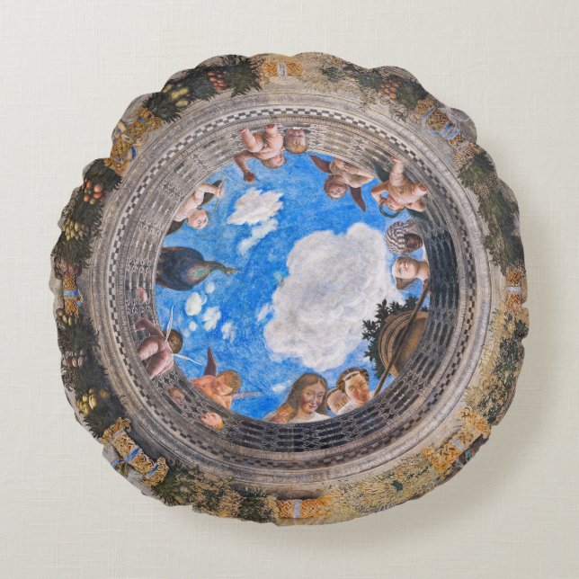 De Oculus, Bruidskamer, Camera Picta Rond Kussen (Voorkant)