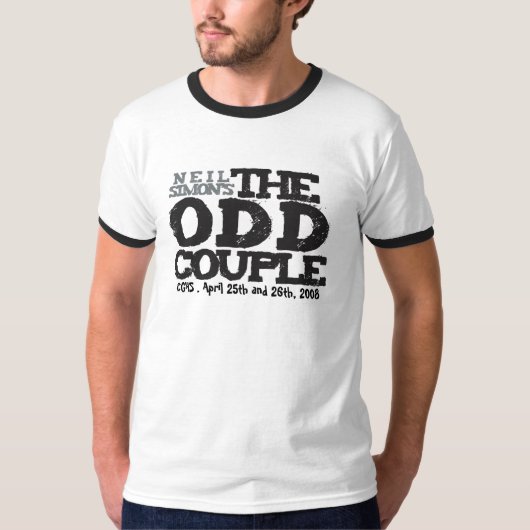 De Odd Couple Ringer T-shirt (Voorkant)