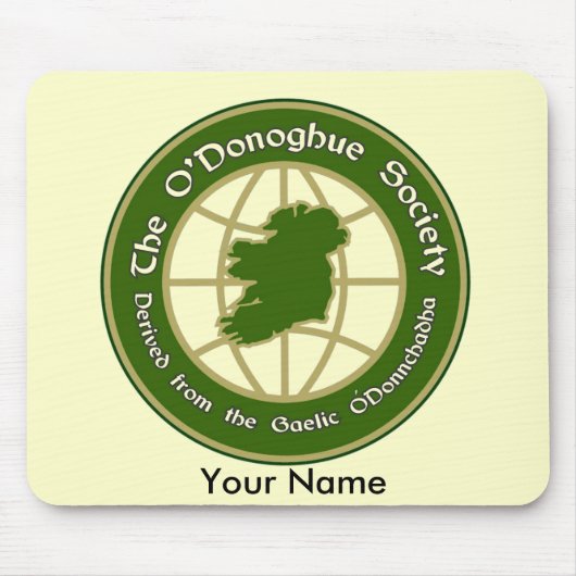 De O'Donoghue Society Muismat (Voorkant)