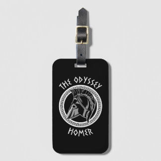 De Odyssee Homerus Griekse Helm Oude Mythologie I Bagagelabel