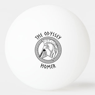 De Odyssee Homerus Griekse Helm Oude Mythologie I Pingpongbal