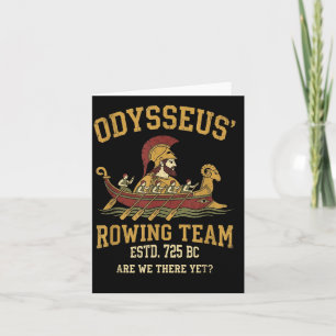 De Odyssee Odysseus Grappige Vriendengroep Matchin Kaart