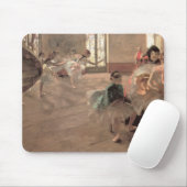 De Oefening door Edgar Degas, Kunst van het klassi Muismat (Met muis)