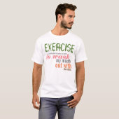 De oefening is een Vuil Word T-shirt (Voorkant volledig)