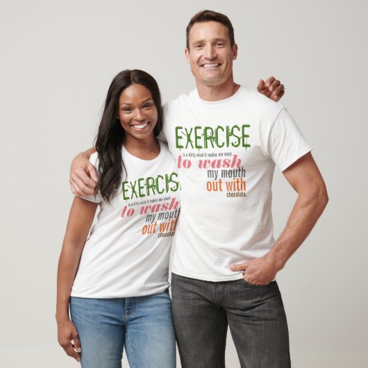De oefening is een Vuil Word T-shirt (Unisex)